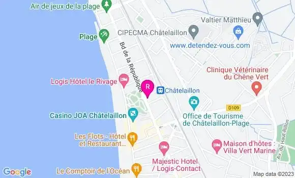 Localisation Brasserie du Parc