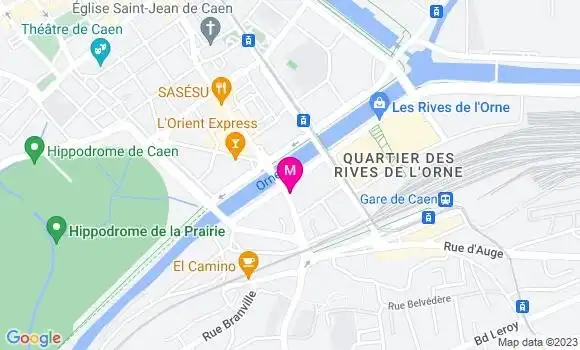 Localisation Brasserie La Prairie