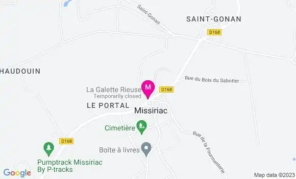 Localisation Crêperie La Galette Rieuse