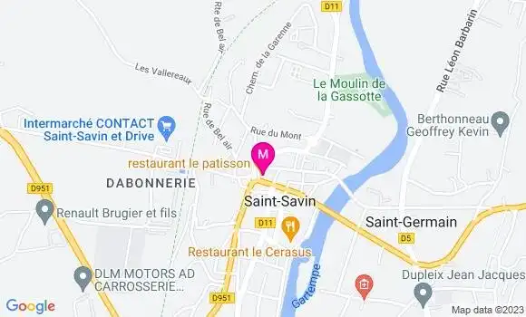 Localisation Restaurant  Le Patisson