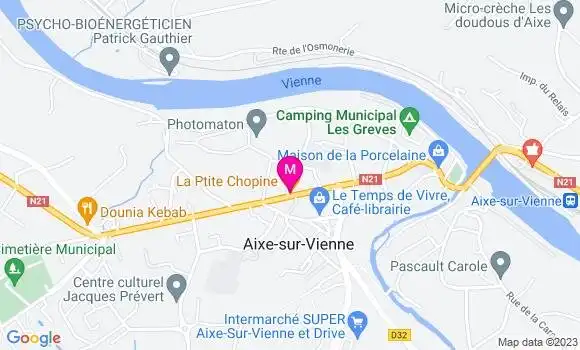 Localisation Restaurant  La Ptite Chopine