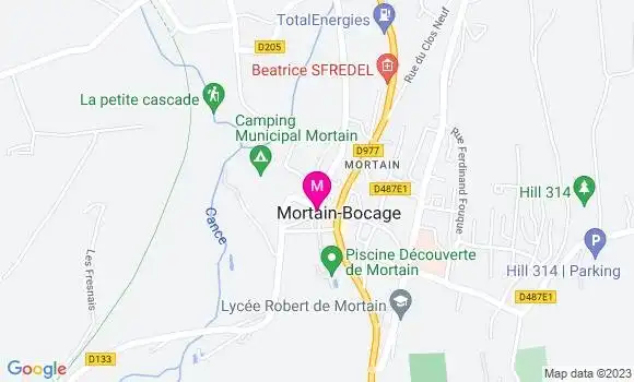 Localisation Restaurant  Les Cascades