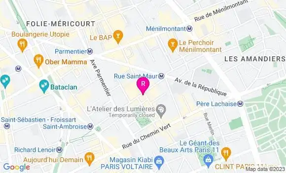 Localisation Restaurant  Chez Lui