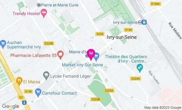 Localisation Restaurant Bar Le Marathon
