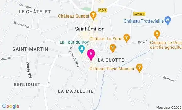 Localisation Restaurant  Ô 3 Fontaines