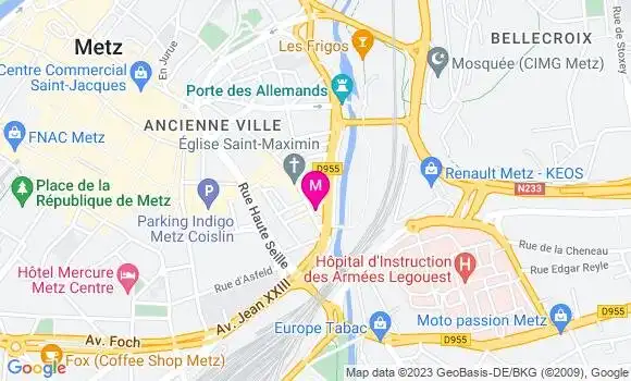 Localisation Restaurant  Le Tonneau