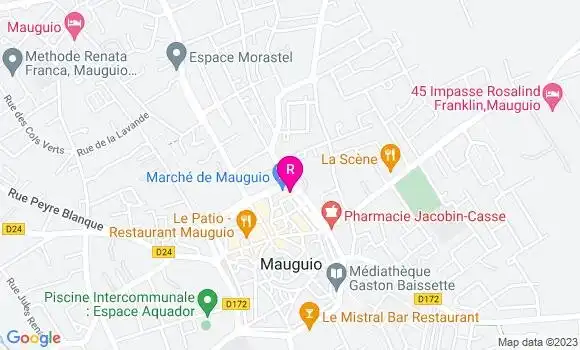 Localisation Restaurant Bar Le Petit Camarguais
