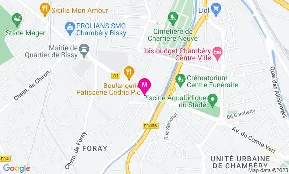 Localisation Restaurant  Le Tournesol