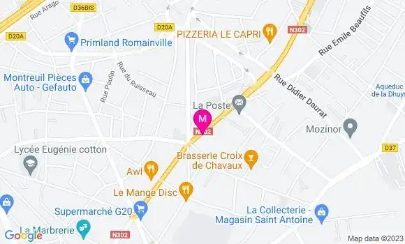 Localisation Restaurant  L