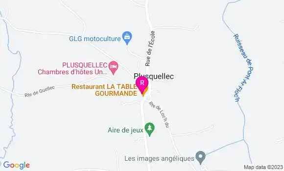 Localisation Restaurant  La Table Gourmande