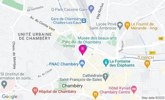 Localisation Bistrot du Palais