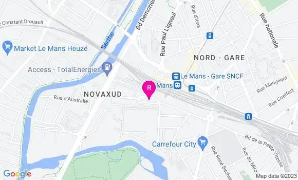 Localisation Pizzeria Le New Port