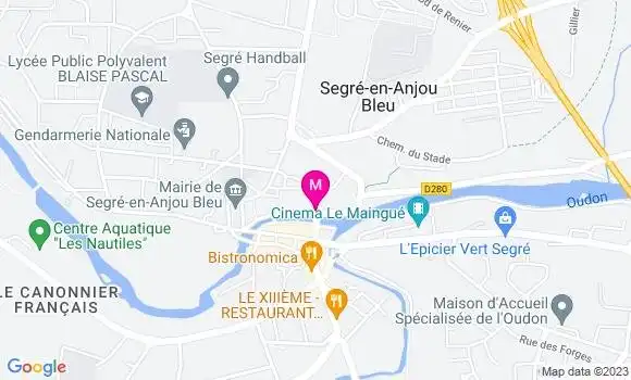 Localisation Crêperie Le Chat Gris