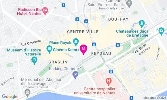 Localisation Restaurant  Le Bouillon du Commerce