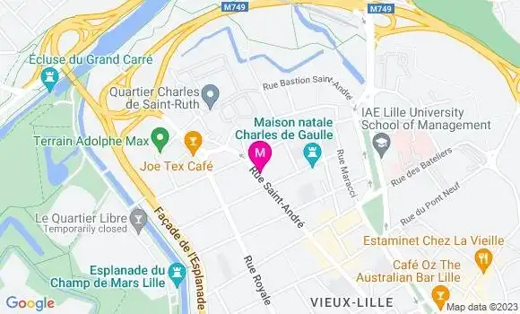 Localisation Restaurant  La Dinette