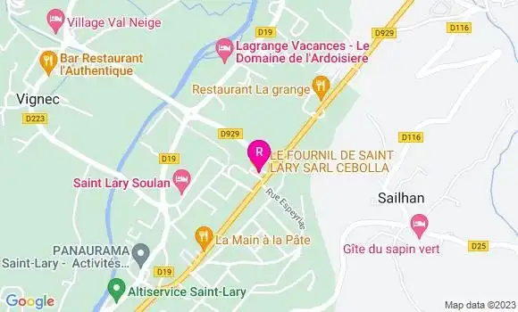 Localisation Restaurant  Le Chalet
