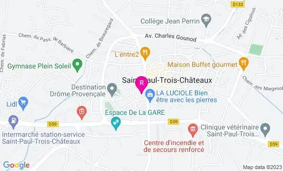 Localisation Brasserie Le Caprice