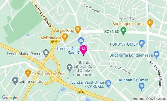 Localisation Restaurant  Au Bureau