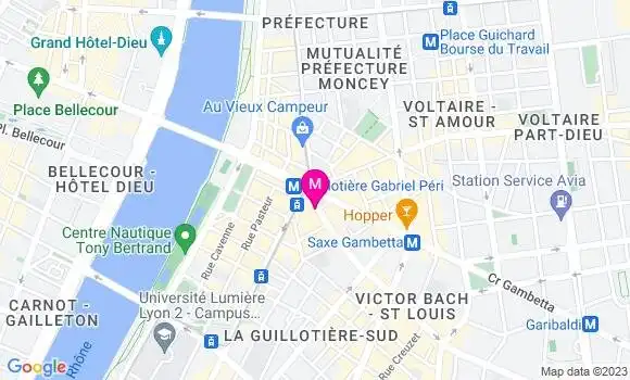 Localisation Restaurant Bar La Faute aux Ours