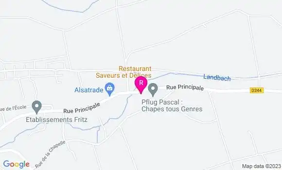 Localisation Restaurant  Saveurs et Délices