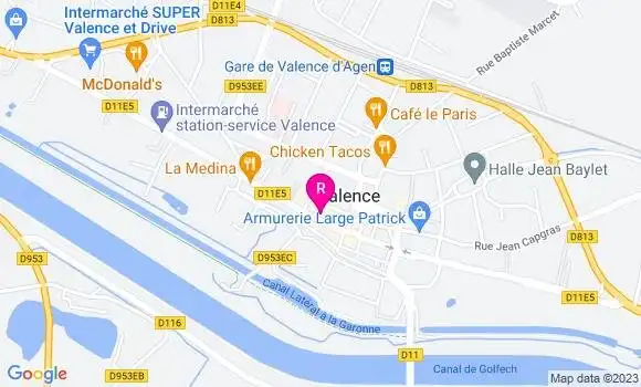 Localisation Restaurant  Anna Thèmes