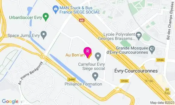 Localisation Restaurant  Au Bon