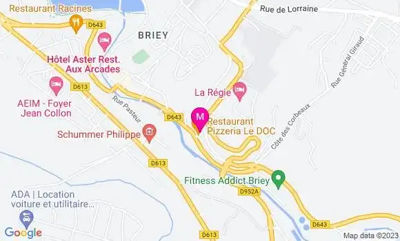 Localisation Pizzeria Le Doc
