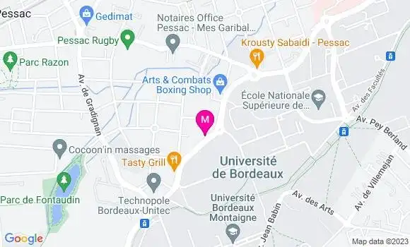 Localisation Pub Le Central
