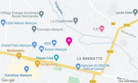 Localisation Restaurant  La Boucherie