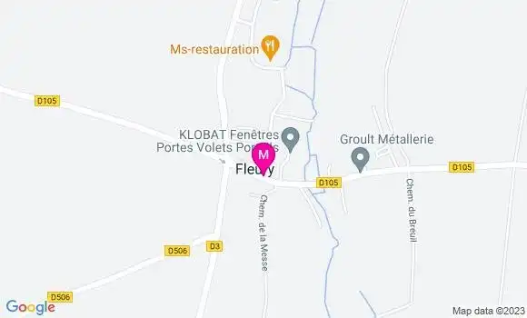 Localisation Restaurant  La Table de Fleury