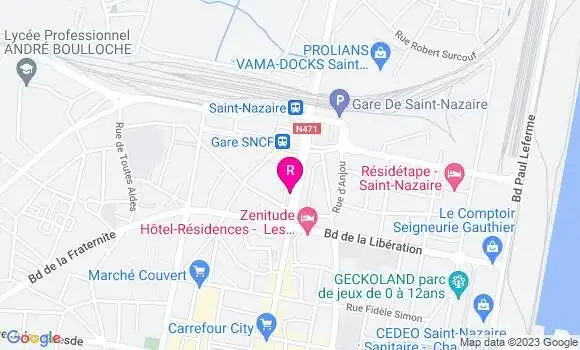 Localisation Restaurant  La Gazelle
