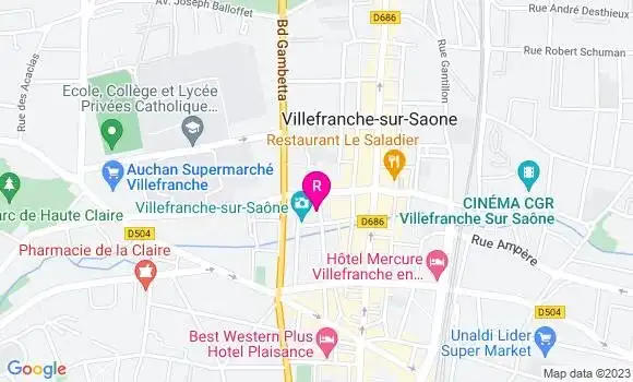 Localisation Restaurant  Le B35