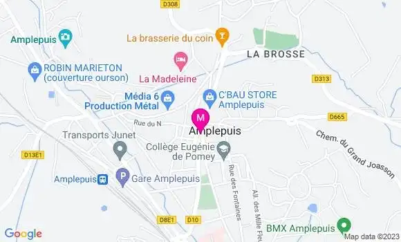 Localisation Restaurant  La Gamm