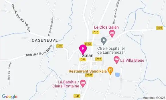 Localisation Restaurant  Les Arcades
