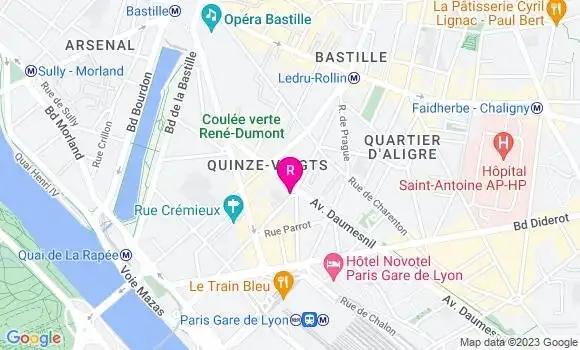 Localisation Restaurant Italien I Quattro Mori