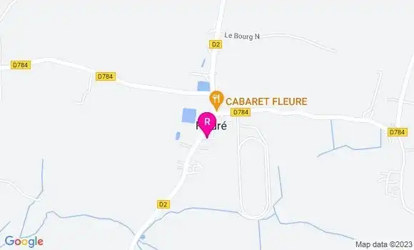 Localisation Restaurant  Cabaret de Fleure