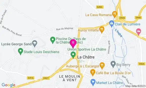 Localisation Restaurant  Le Relais du Champ de Foire