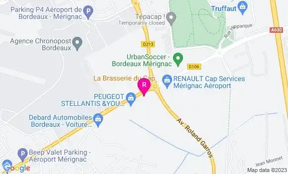 Localisation La Brasserie du Cap