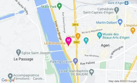 Localisation Bistrot Le Bistronome