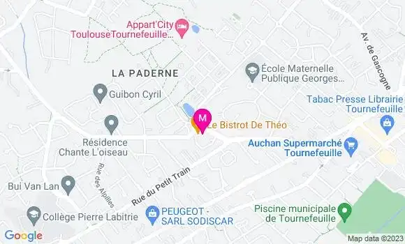 Localisation Le Bistrot de Théo