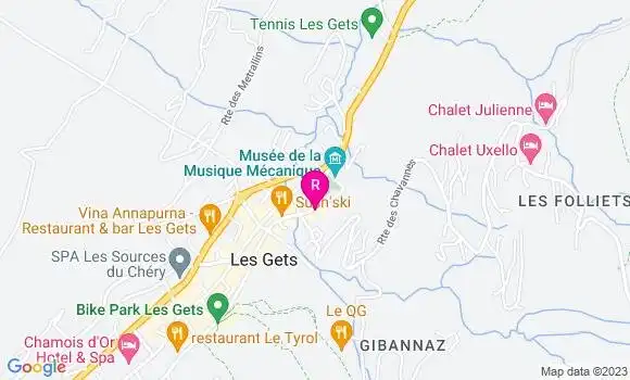 Localisation Restaurant  La R