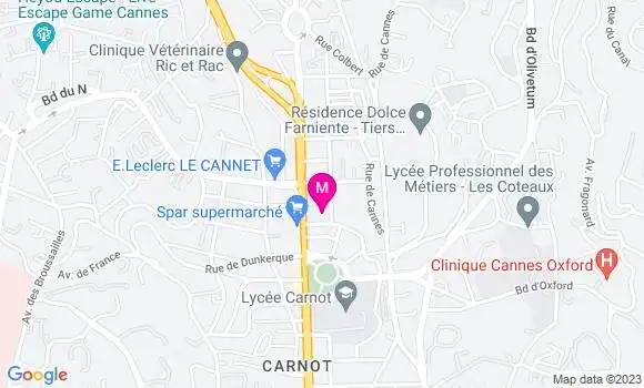 Localisation Brasserie Le Square