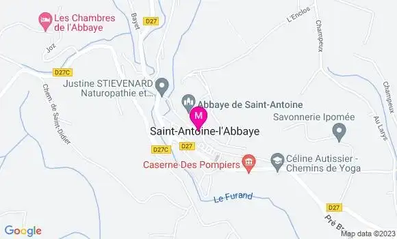 Localisation Restaurant  Hostellerie du Vieux Saint Antoine