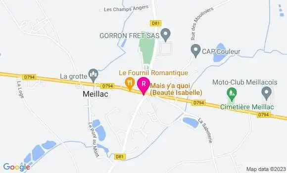 Localisation Pizzeria Mais Y