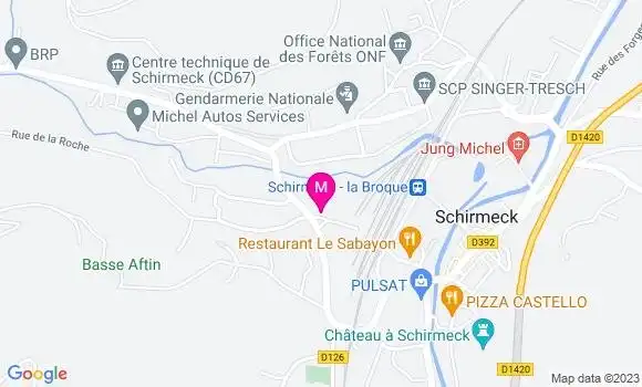 Localisation Pizzeria Le Romain