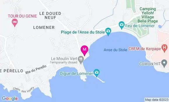 Localisation Restaurant  Villa Sud