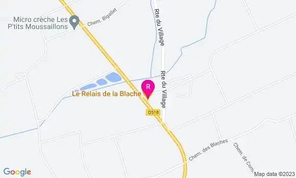 Localisation Restaurant  Le Relais de la Blache
