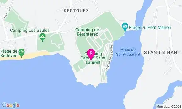 Localisation Restaurant  Camping Saint Laurent