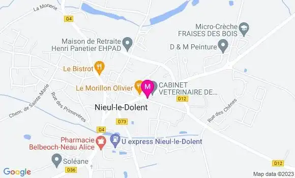 Localisation Restaurant Bar Le Vendéen