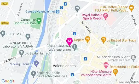 Localisation Restaurant  Au Beau